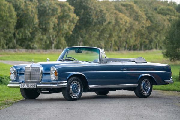 A pair of perfectly restored Mercedes  